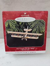  1998 Hallmark Keepsake Ornament-1917 Curtiss JN-4D &quot;Jenny&quot; Sky&#39;s The Limit - £7.93 GBP