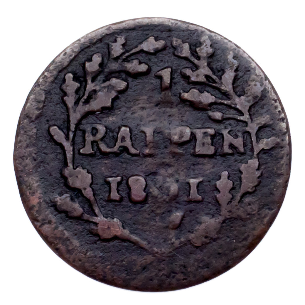 1801-1843 Swiss Cantons 1/2 Batzen, 1 & 2 Rappen Coin lot of 3 (VF) Item image 6
