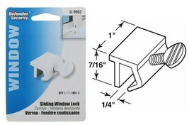 Prime-Line Painted White Aluminum Window Lock (1 UNIT) - £4.54 GBP