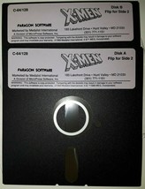 Commodore 64  X-Men by Paragon/MicroPose  C64/128 5.25&quot; floppy disk 1989 - $290.88 MXN