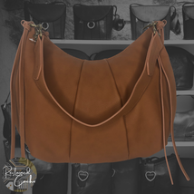 Universal Thread Womens Cognac Brown Hobo Handbag Shoulder Bag with Box ... - £27.40 GBP