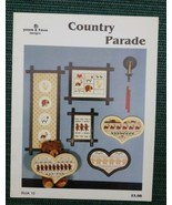 Country Parade Craft Pattern Cross Stitch Book, Yarn Tree Designs #10 pi... - £4.45 GBP