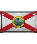Florida State Flag Metal Novelty Motorcycle License Plate - $25.74 CAD
