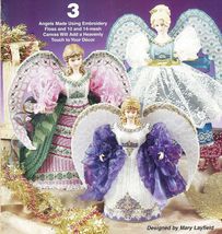 Plastic Canvas Hope Love Angels Divine 3 Mary Layfield Pattern - $14.99