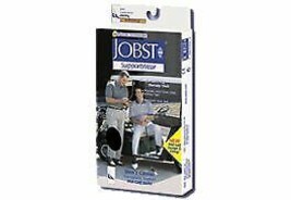 Jobst Supportwear Men&#39;s Casual Mid-Calf Socks 8-15 mmHg Brown Small - $14.55