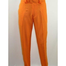 Men 2pc Walking Leisure Suit Short Sleeves DREAMS Checker 282-18 Orange image 7