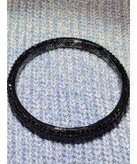 Black Spinel Bracelet. Princess Cut. C.1990 - $285.59 MXN
