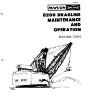 CATERPILLAR 8200 Dragline Marion Dresser Operation Manual FLASH DRIVE OR... - $29.65