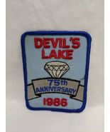 Vintage 1986 Wisconsin Devils Lake 75th Anniversary Embroidered Iron On ... - $8.66