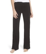 BB DAKOTA  HIGGENS Side Snap Lounge Pants Black LARGE NWT NEW REG $80 - $31.67
