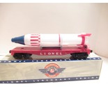 LIONEL TRAINS POST-WAR CELEBRATION - 26025 FLAT CAR W/ROCKET- 0/027- LN- H1 - £60.36 GBP