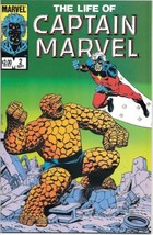 The Life Of Captain Marvel Comic Book #2 Marvel Comics 1985 VFN/NEAR Mint Unread - £3.92 GBP