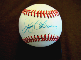 Jerry Coleman 4 X Wsc New York Yankees Broadcaster Signed Auto Vintage Oal Jsa - £94.67 GBP