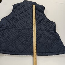 Time & Tru RN#52469 Women's Blue Full-Zip Quilted Vest Pockets Size 2X (20W-22W) image 7