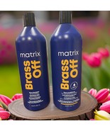 Matrix Brass Off Blue Shampoo for Brunettes Pigmented Conditioner 33.8 oz - $59.00
