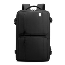Waterproof Men&#39;s Travel Bag Fit 18 Inch Laptop BackpaUSB Multifunctional... - £82.01 GBP