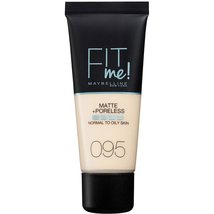 Maybelline Fit Me Matte + Poreless Liquid Oil-Free Foundation Makeup, Natural Bu - £5.49 GBP+