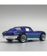 Hot Wheels 1963 Chevrolet Chevy Corvette Stingray Blue Split Window Diec... - $10.98