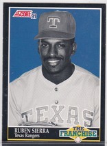 M) 1991 Score Baseball Trading Card - Ruben Sierra #859  - The Franchise - $36.72 MXN