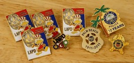 1984 Los Angeles LAPD Police XXIII Olympiad Olympics Lot Souvenir Pins - £22.58 GBP