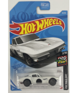 &#39;64 CORVETTE STINGRAY 2021 Mattel Hot Wheels Race Day Series 2/10 White ... - $252.90 MXN