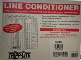 Tripp Lite - LC2400 - Line Conditioner 2400W AVR Surge 120V 20A 6 Outlet - 6 ft. - $449.95