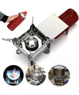 Komclub Camping Stove Foldable Camping Stove Outdoor Small Sq\. Stove With - $26.63