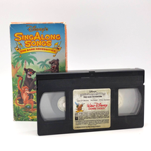 Disney&#39;s Sing Along Songs The Jungle Book The Bare Necessities VHS 1994 ... - £6.32 GBP