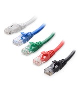 10Gbps 5 Color Combo Snagless Short Cat 6 Ethernet Cable 5 ft Cat 6 Cabl... - £24.55 GBP