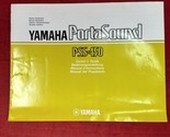 Yamaha PortaSound PSS-450 Owner&#39;s Manual for the Stereo Keyboard Guide P... - £10.25 GBP