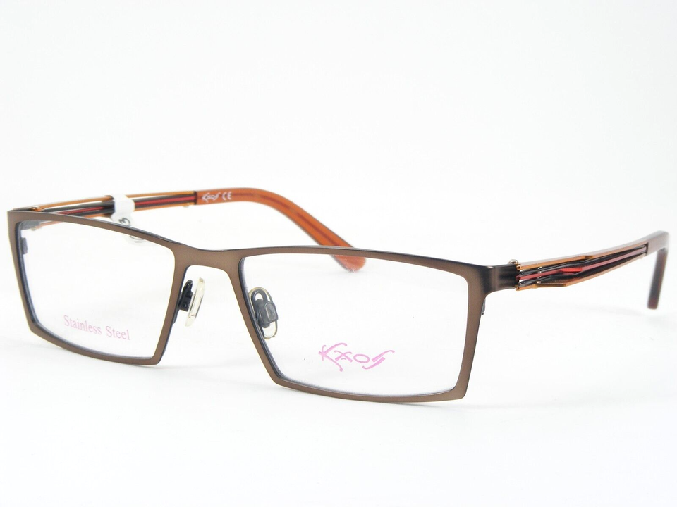 KAOS KK280 Col.2 Brown UNIQUE RARE EYEGLASSES GLASSES METAL FRAME 54-16-... - $99.00 KAOS KK280 Col.2 Brown UNIQUE RARE EYEGLASSES GLASSES METAL FRAME 54-16-... - $99.00