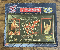 World Wrestling Federation Wrestlemania Live Photocards 12 card Set 2 packs WWE - £6.14 GBP