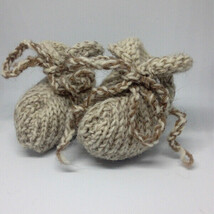 Knitted Alpaca Baby Shoes - Baby Booties, Baby Shower Gift, Knit Wool Co... - $595.01 MXN