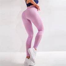 Women Seamless High Waist Fitness Gym Compression Leggings -Energy Tights Workou - £42.47 GBP