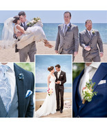 Wedding Party Suits &amp; Tuxedo Group DEAL Groom &amp; Groomsmen Custom Made Be... - £167.38 GBP+