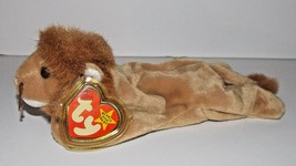Ty Beanie Baby Roary Plush Lion 9in Stuffed Animal Retired Tag 1996 Wild... - £7.89 GBP