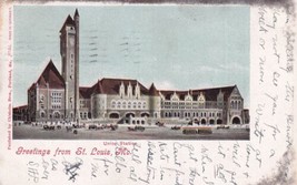 Union Station St.  Louis Missouri MO 1911 Fulton UDB Postcard D35 - £2.35 GBP