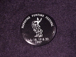 1997 Napavine Funtime Festival Pinback Button, Pin, from Washington, WA - $7.95