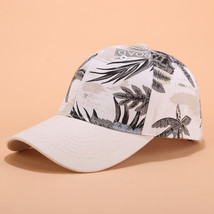 Floral Print Women Baseball Cap Female Adjustable Snapback Hat Summer Fashion - £11.51 GBP