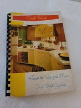 1966 A Book of Favorite Recipes Emmanuel Lutheran Church Fresno CA Vintage - £11.07 GBP