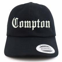 Trendy Apparel Shop XXL Compton City Old English Embroidered Unstructured Cap -  - £17.53 GBP