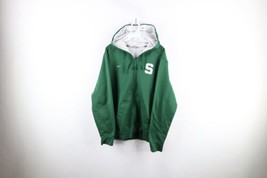 Vtg Nike Mens Medium Travis Scott Mini Swoosh Michigan State University Hoodie - £59.45 GBP