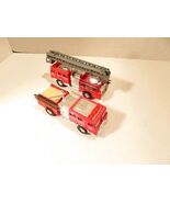VINTAGE DIECAST - TWO FIRE ENGINES- APPROX 4 3/4" LONG- GOOD- S31A - €4,04 EUR