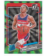 2023-24 Donruss Basketball Bilal Coulibaly Green Laser Holo Rated Rookie... - £4.69 GBP
