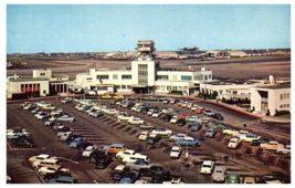 Lockheed Air Terminal Burbank California Airport Postcard - £7.43 GBP