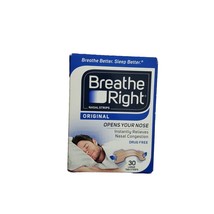 Breathe Right Original Nasal Strips 30 Large Tan Strips - £10.07 GBP