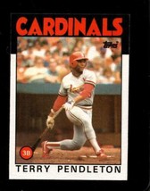 1986 Topps #528 Terry Pendleton Nmmt Cardinals - £2.68 GBP