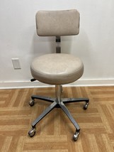 MEDICAL SWIVEL STOOL desk office rolling dental chair adjustable pneumat... - $95.00