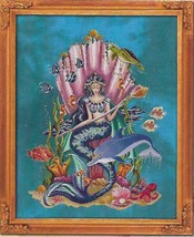 Complete Xstitch Materials &quot;AMPHITRITE, QUEEN GODDESSof the SEA&quot;  by Bel... - £140.79 GBP+