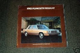 1982 Plymouth Reliant The American Way...  Brochure - $2.00